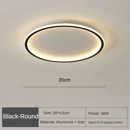 AuroraGlobe - Scandinavian Round Ceiling Lamp