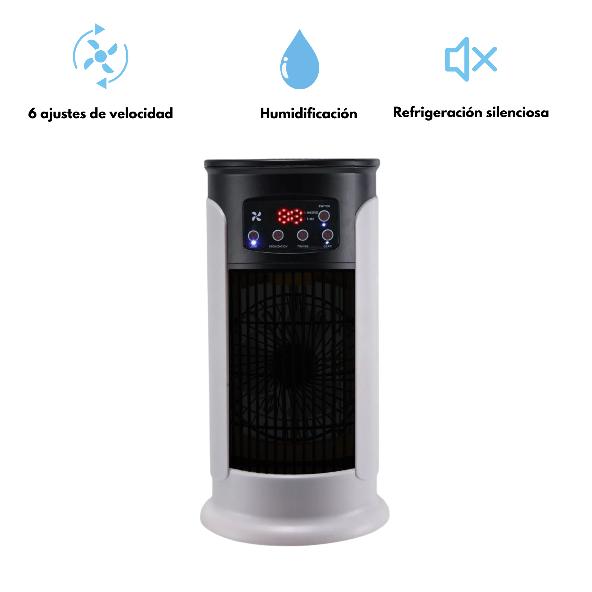 Climatizador Portátil Silencioso para Oficinas