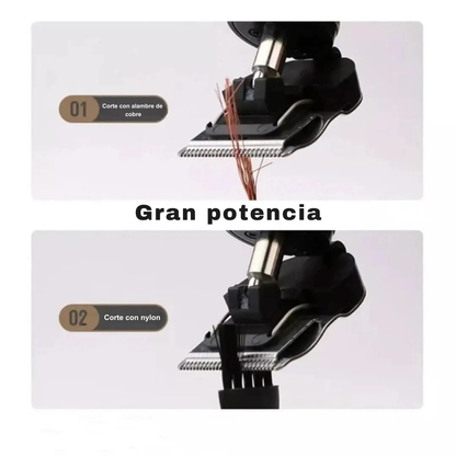 Recortador de cabello: acero inalámbrico y de acero inoxidable