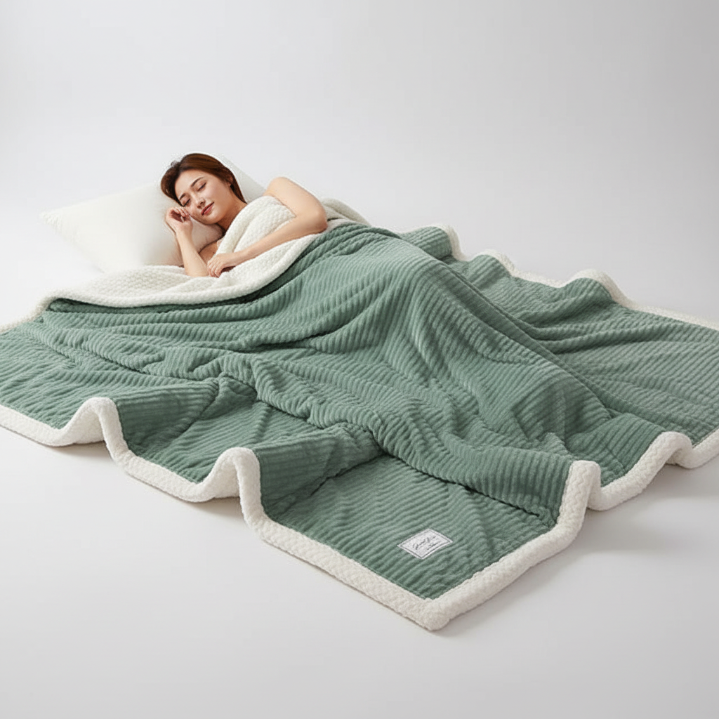 Manta de Forro Polar Lujo CozyBlanket - Suave Cálida Premium