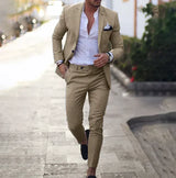 Mikael - Conjunto de Blazer y Pantalón Versátil para un Estilo Moderno