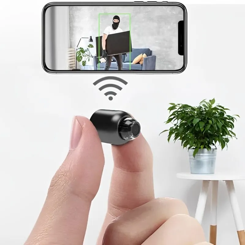Mini Cámara WiFi 5G HD 1080p Seguridad Discreta