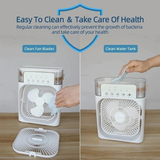Mini Ventilador de Niebla de Hielo - Refrescante y Potente