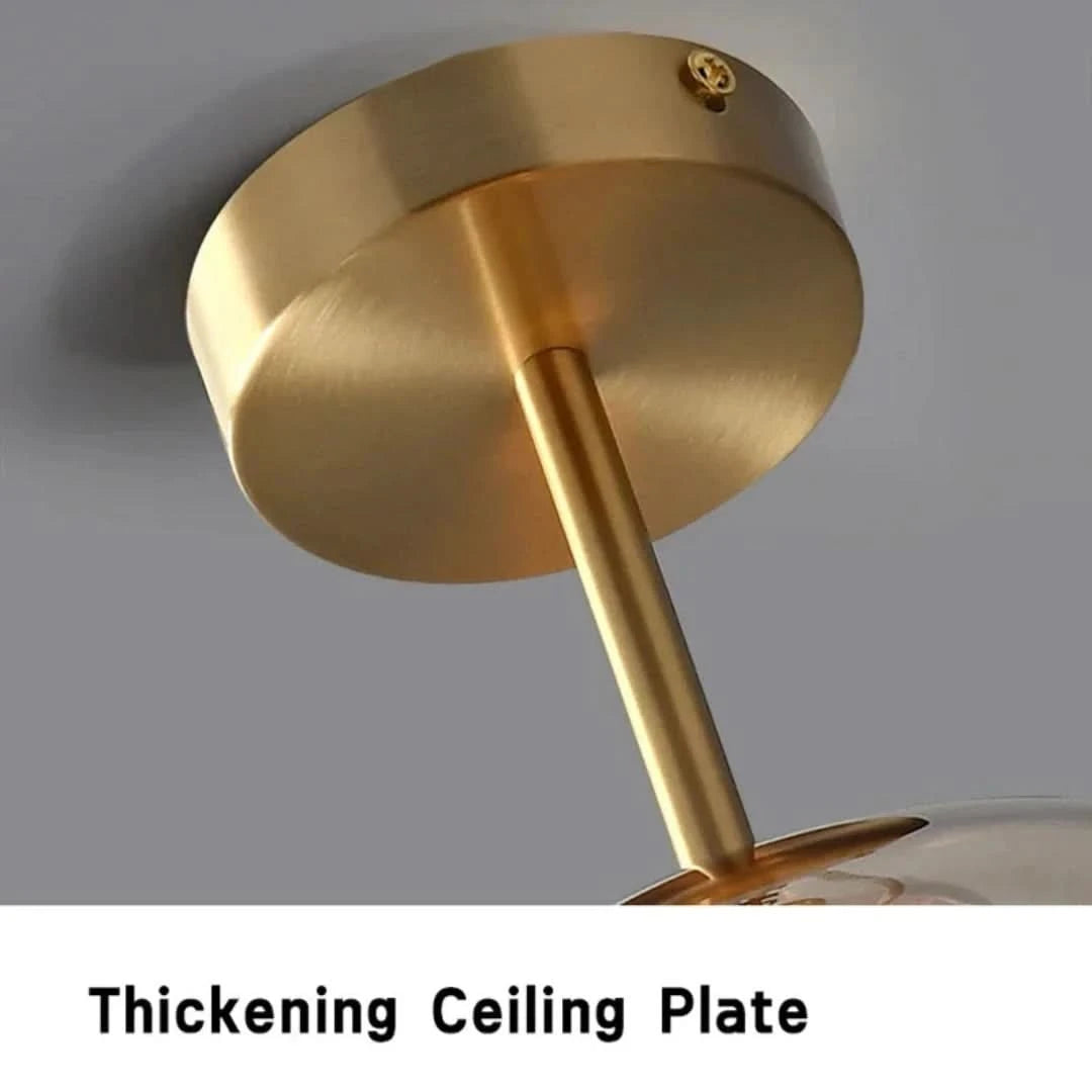 EssenceGlow - Minimalist Glass Ceiling Lamp