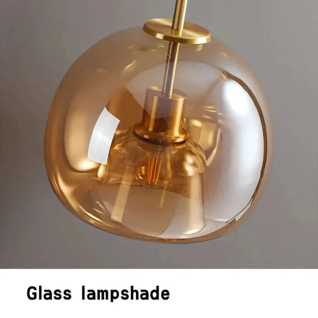 EssenceGlow - Minimalist Glass Ceiling Lamp