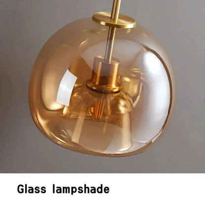 EssenceGlow - Minimalist Glass Ceiling Lamp