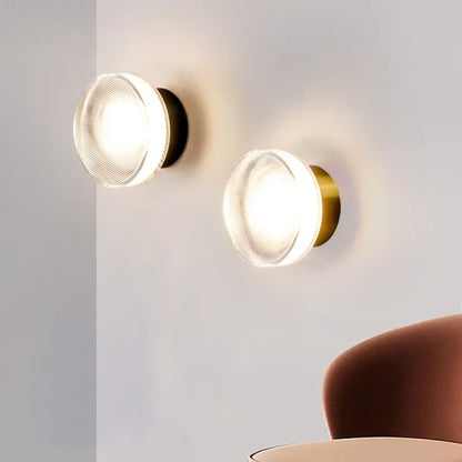 LumiSphere – Lámpara de Pared Circular Moderna