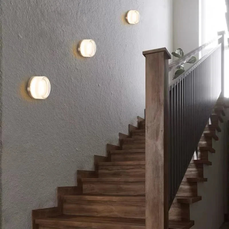 LumiSphere – Lámpara de Pared Circular Moderna