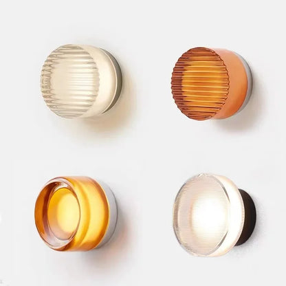 LumiSphere – Lámpara de Pared Circular Moderna