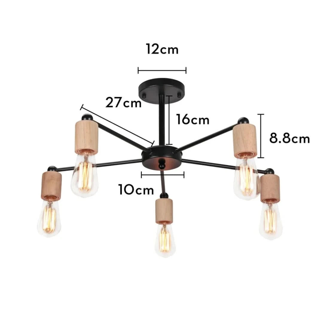 LoftLuster - Scandinavian Loft Chandelier