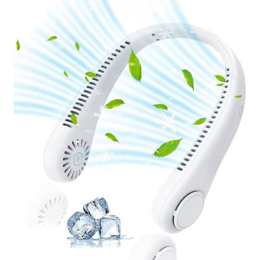 Ventilador de Cuello Portátil – Velocidades Ajustables - Diseño Ergonómico - Batería de Larga Duración