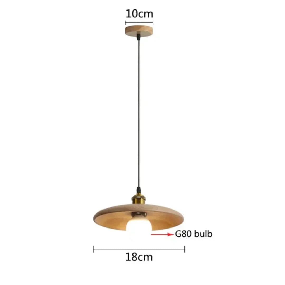 Nordicnimbus - Lámpara colgante de madera escandinava-Ceiling lamps-VyFlair