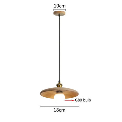 Nordicnimbus - Lámpara colgante de madera escandinava-Ceiling lamps-VyFlair