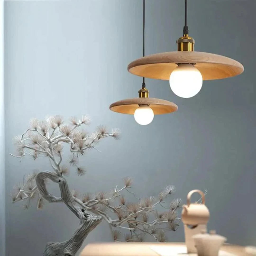 NordicNook - Scandinavian Wooden Pendant Lamp