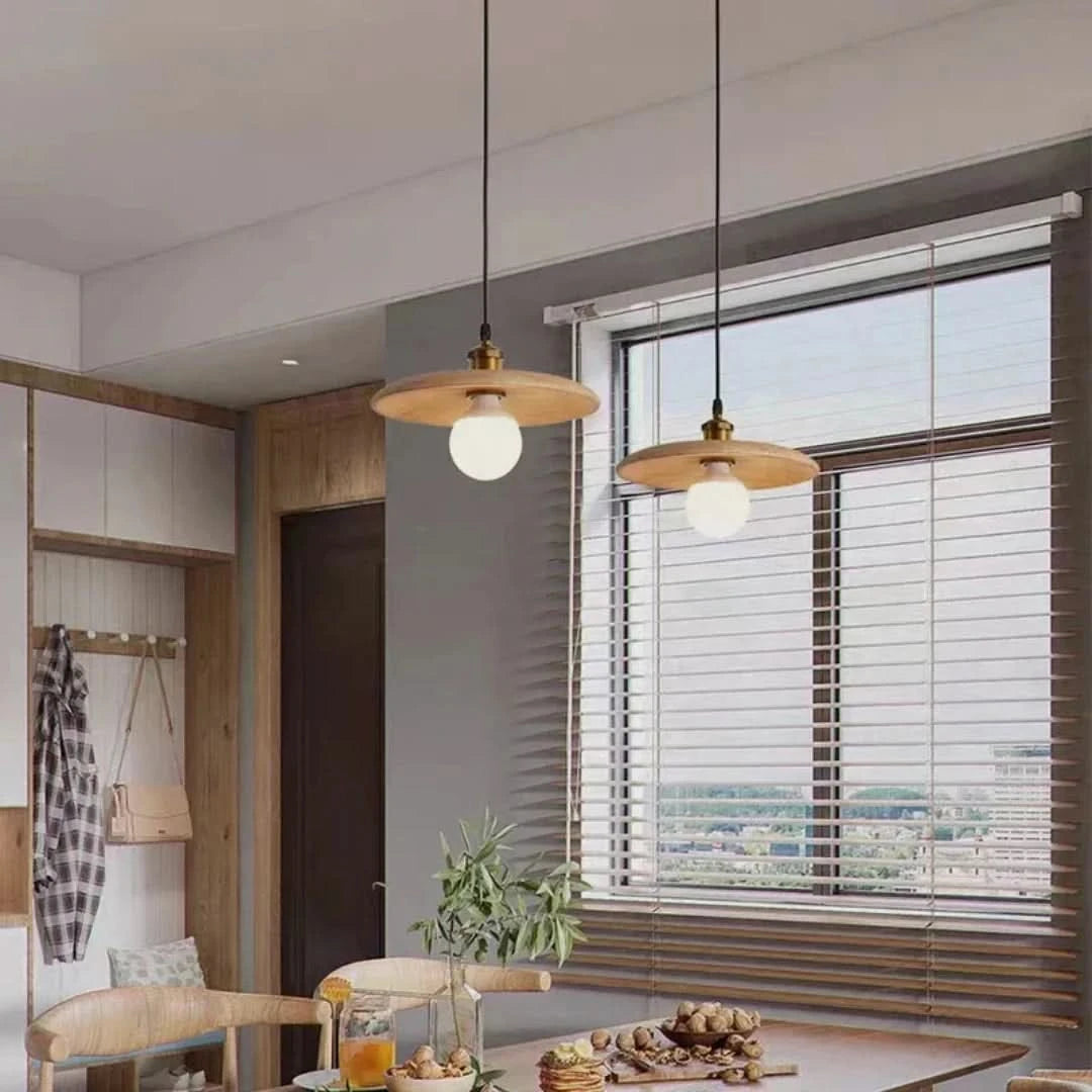 NordicNook - Scandinavian Wooden Pendant Lamp