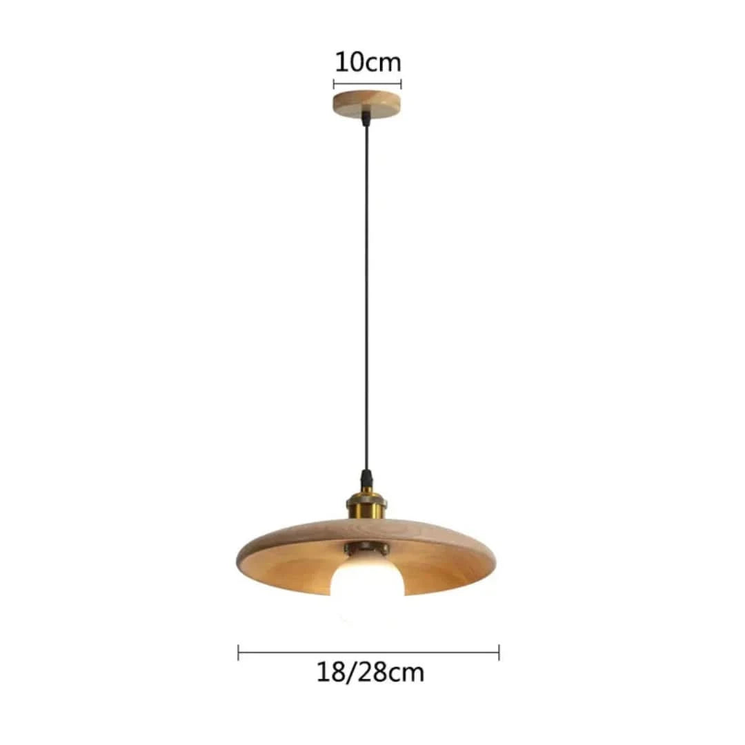 NordicNook - Scandinavian Wooden Pendant Lamp