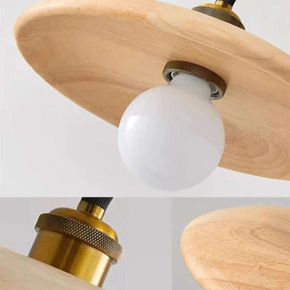 Nordicnimbus - Lámpara colgante de madera escandinava-Ceiling lamps-VyFlair
