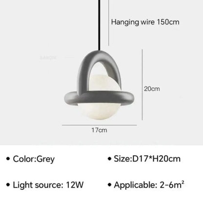 Hallshimmer - Lámpara de colgante de bola radiante-Ceiling lamps-VyFlair