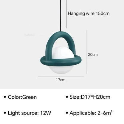 Hallshimmer - Lámpara de colgante de bola radiante-Ceiling lamps-VyFlair
