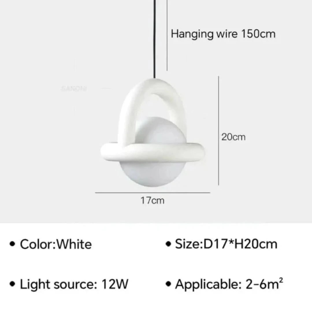 Hallshimmer - Lámpara de colgante de bola radiante-Ceiling lamps-VyFlair