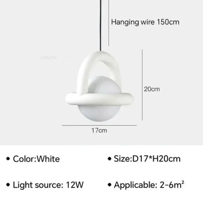 Hallshimmer - Lámpara de colgante de bola radiante-Ceiling lamps-VyFlair