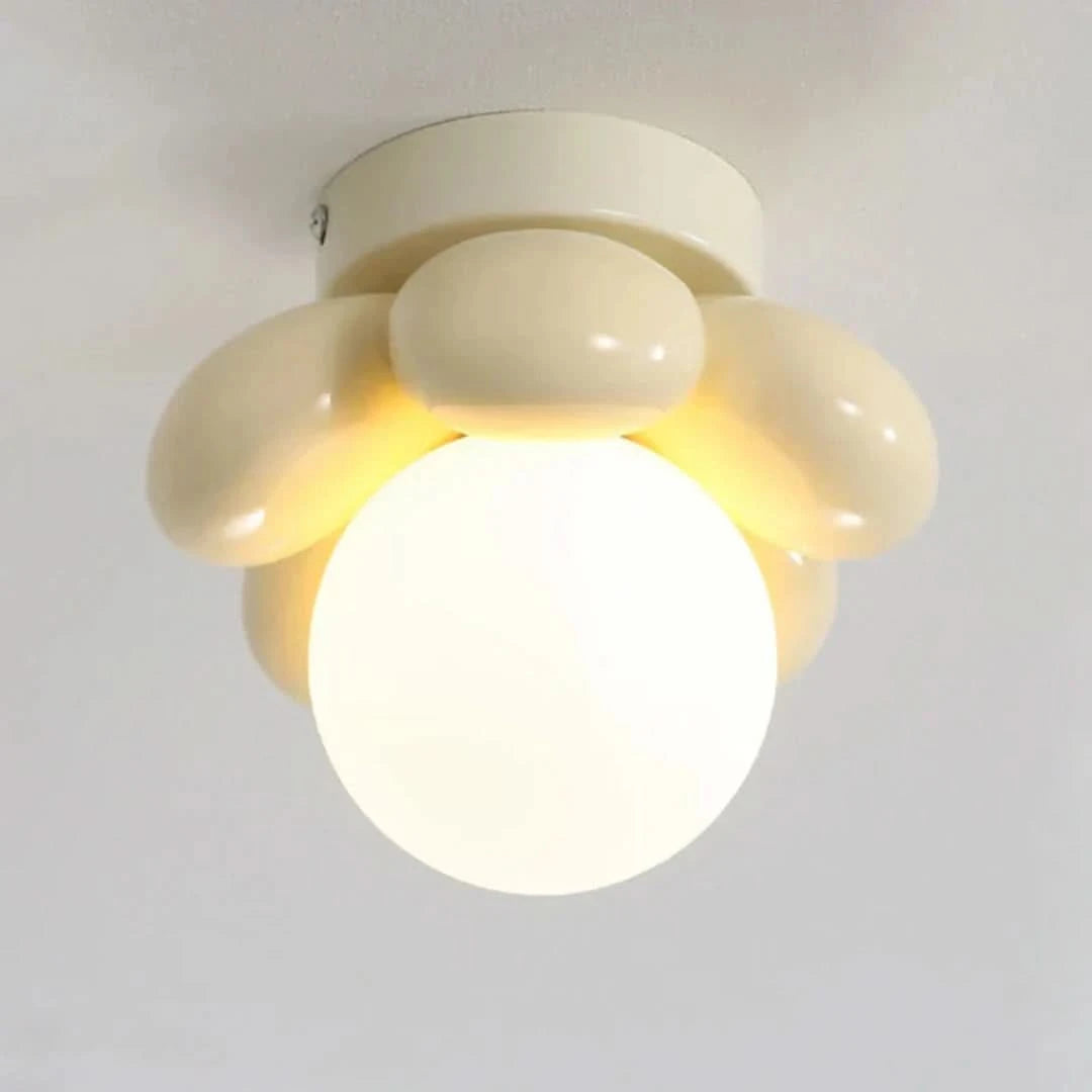Floraaura - Lámpara de techo con flores escandinavas-Ceiling lamps-VyFlair