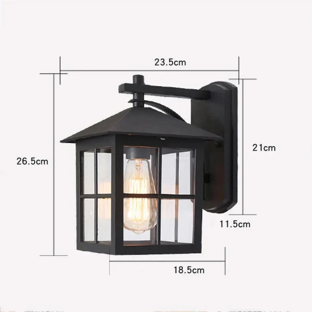 ClassicGlow - Lámpara de pared vintage-Outdoor lighting-VyFlair