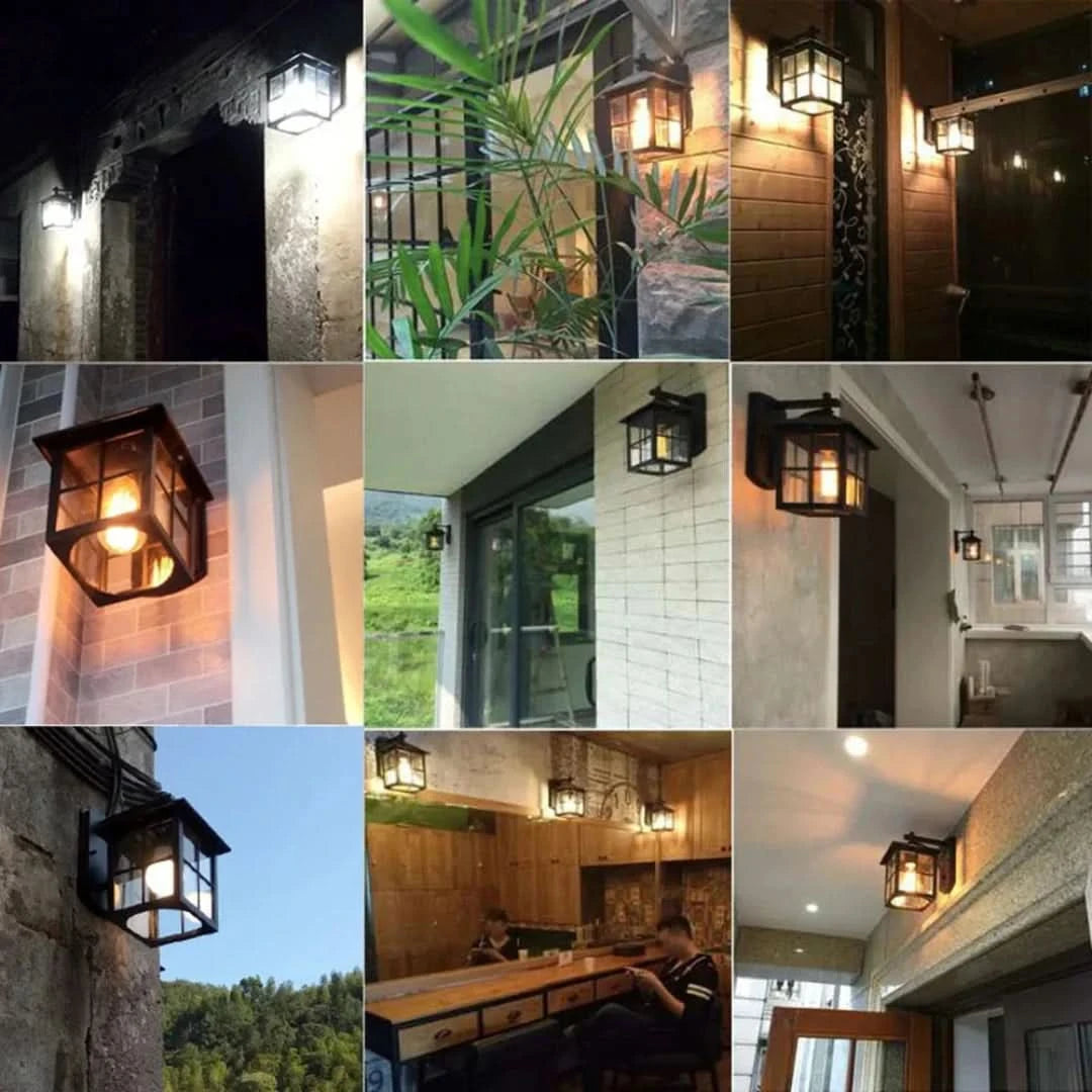 ClassicGlow - Lámpara de pared vintage-Outdoor lighting-VyFlair