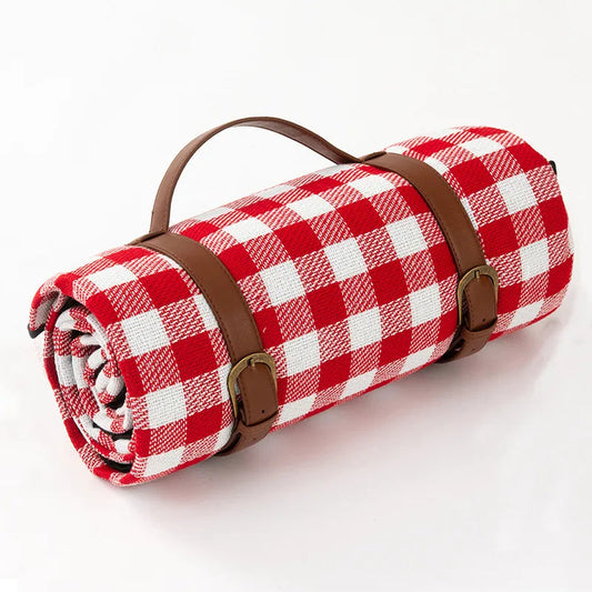 Manta de Picnic a Cuadros - Impermeable - Plegable - Exterior
