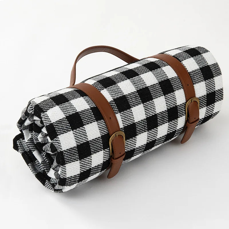 Manta de Picnic a Cuadros - Impermeable - Plegable - Exterior
