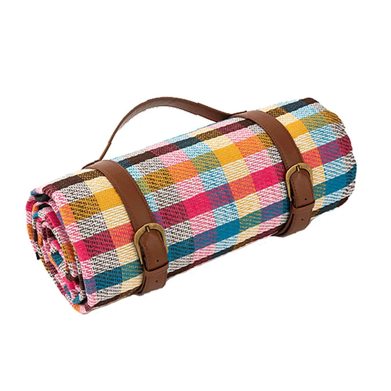 Manta de Picnic a Cuadros - Impermeable - Plegable - Exterior