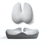 ORTHOSEAT - Conjunto de Comodidad Ortopédica - Cojín Asiento y Respaldo