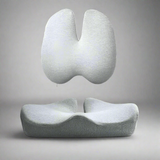ORTHOSEAT - Conjunto de Comodidad Ortopédica - Cojín Asiento y Respaldo