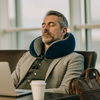 AirRest Almohada de Viaje - Espuma Viscoelástica - Soporte Cervical - Portátil