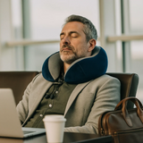 AirRest Almohada de Viaje - Espuma Viscoelástica - Soporte Cervical - Portátil