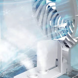 Enfriador de Aire Portátil - Humidificador - Luz Nocturna Integrada