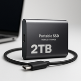 Unidad SSD portátil - almacenamiento compacto - alta velocidad