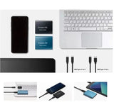 Unidad SSD portátil - almacenamiento compacto - alta velocidad