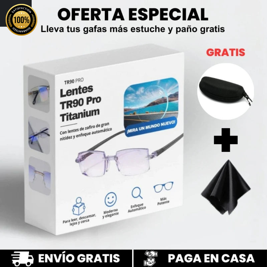 Gafas Inteligentes Antirreflejo con Zoom Automático