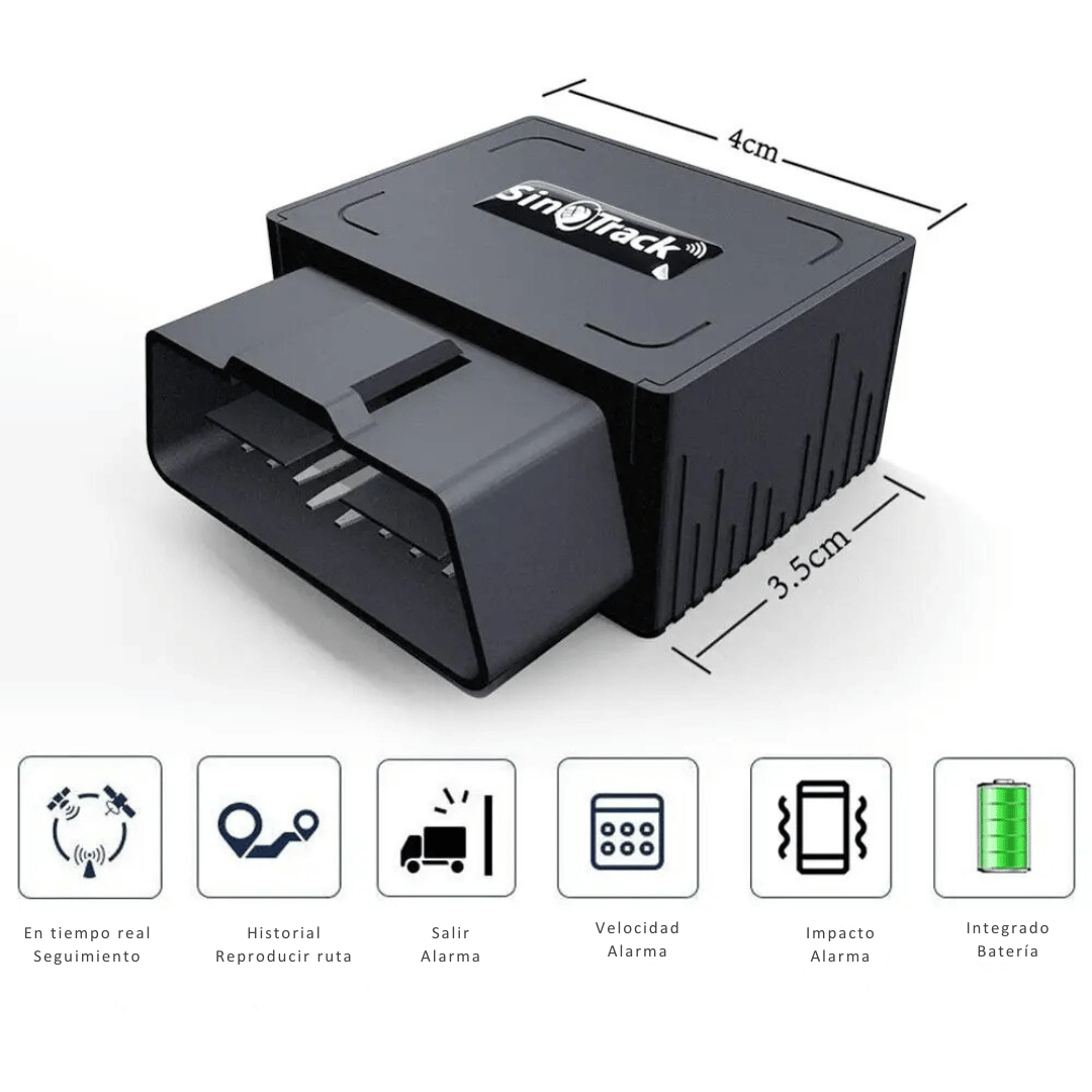 Mini GPS Tracker - Plug & Play Localizador de Vehículos OBD2-Rastreadores-VyFlair