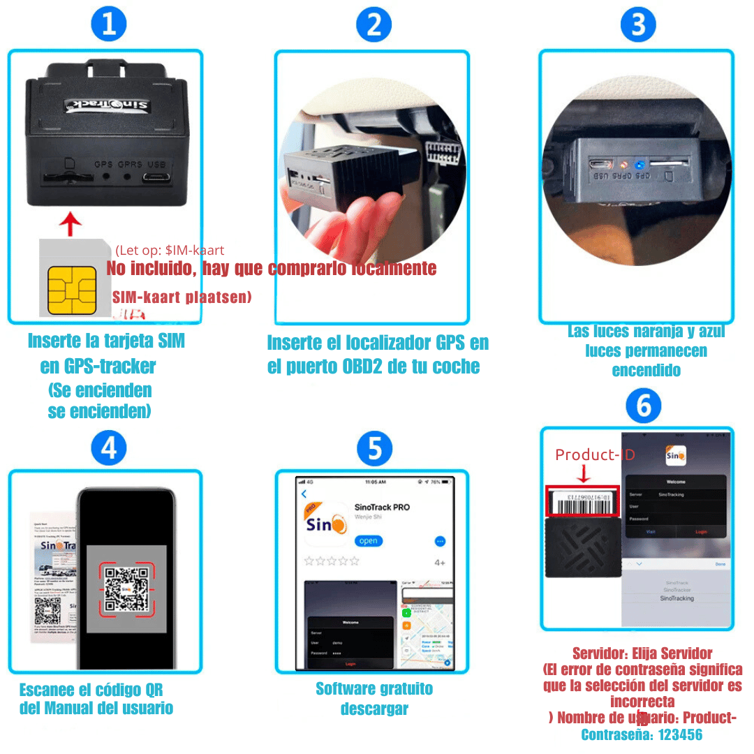 Mini GPS Tracker - Plug & Play Localizador de Vehículos OBD2-Rastreadores-VyFlair