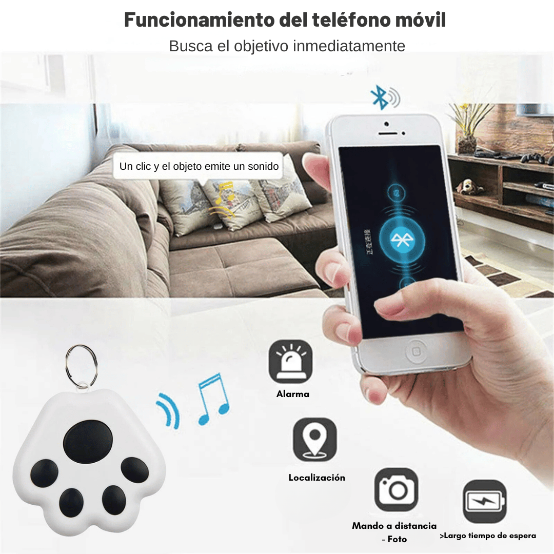 Mini GPS Tracker - Bluetooth 5.0 | Antirrobo para Niños, Mascotas-Rastreadores-VyFlair