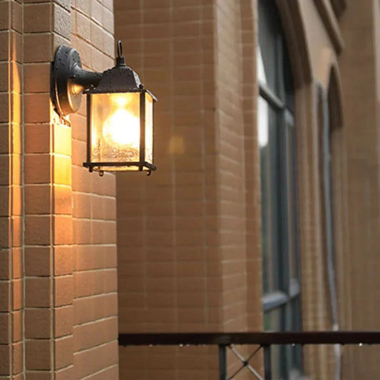 NostalgicShine - Retro Wall Lamp for Outdoors