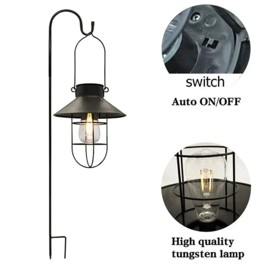 Heritagesolar - Linterna solar retro para al aire libre-Outdoor lighting-VyFlair