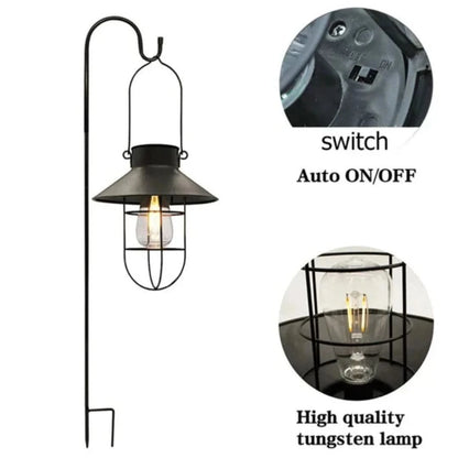 Heritagesolar - Linterna solar retro para al aire libre-Outdoor lighting-VyFlair