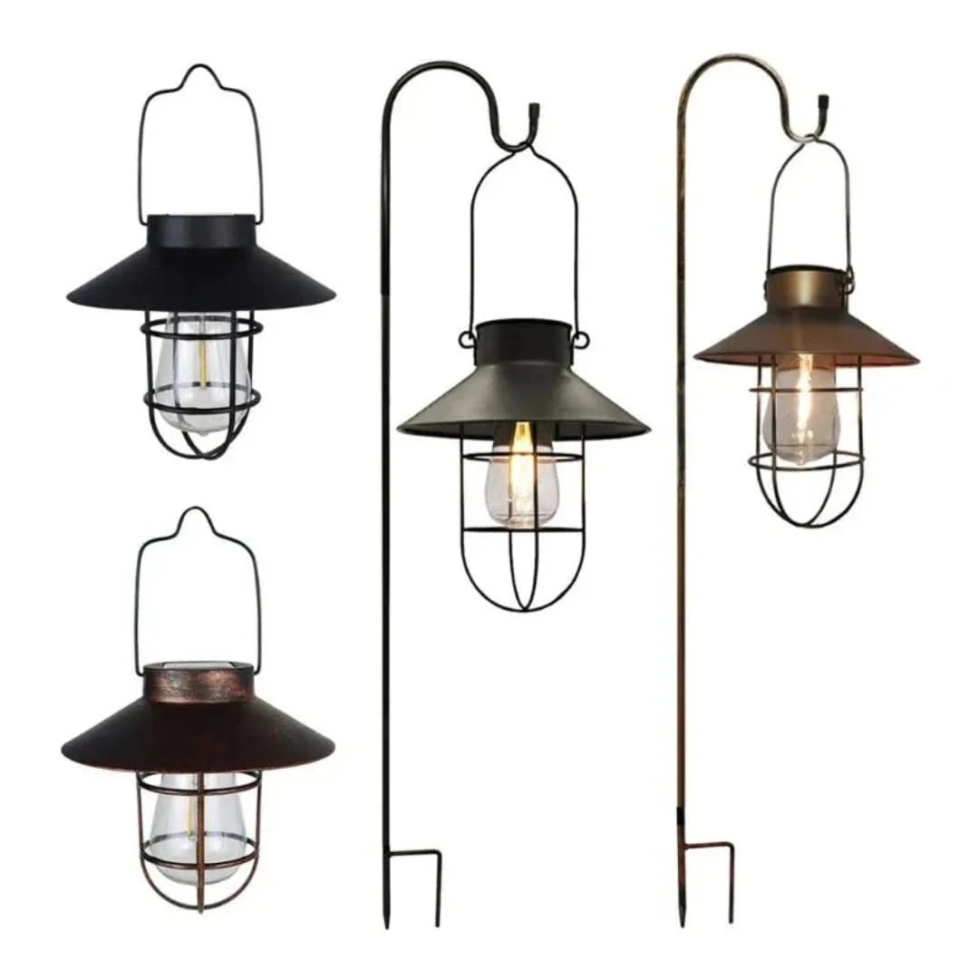 Heritagesolar - Linterna solar retro para al aire libre-Outdoor lighting-VyFlair