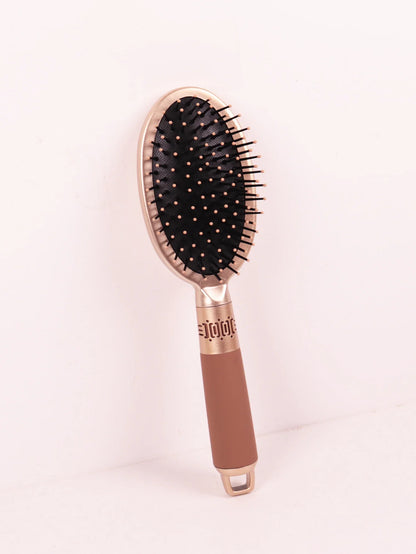AirFlex Pro - Cepillo Paddle de Masaje con Airbag Anti-Estático para Cabello Rizado