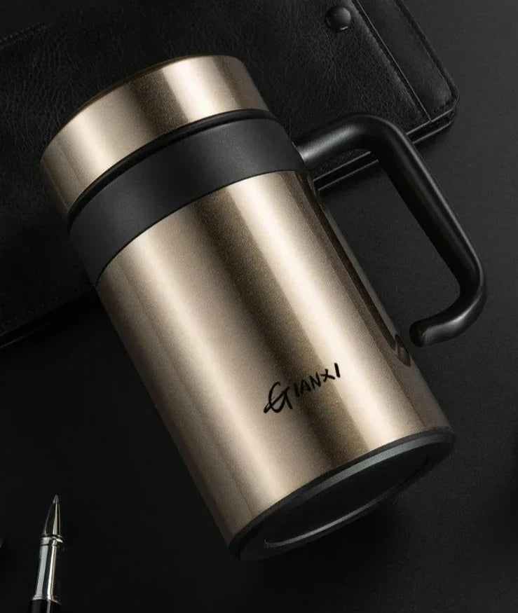 Taza Térmica Acero Inoxidable - Aislamiento Duradero - Estilo Moderno