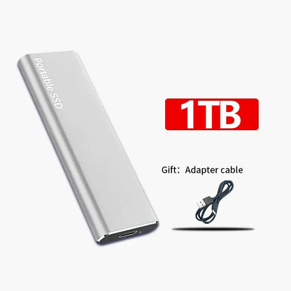 Disco Dura SSD Externa Rápida - Moderna y Compacta