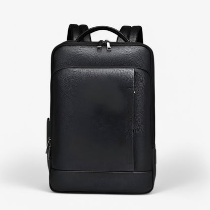 Mochila de Cuero con Puerto USB - Elegante y Funcional